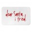 Santa I Tried 34x21 Bath Mat