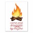 Come and Snuggle by the Fire 12x16 Canvas Wall Art
