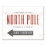 Welcome to the North Pole 16x20 Canvas Wall Art