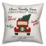 Claus Family Christmas Tree Farm Pillow