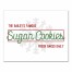 Fresh Baked Holiday Treats Sign 11x14 Personalized Canvas Wall Art