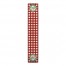 Merry Christmas Wreath Red Buffalo Check Runner