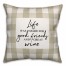 Good Friends and Great Wine 18x18 Spun Poly Pillow