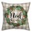Noel Wreath 18x18 Spun Poly Pillow