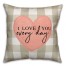 I Love You Every Day 18x18 Spun Poly Pillow