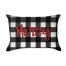 Merry Black Buffalo Check 14x20 Spun Poly Pillow