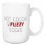 Hot Cocoa & Fuzzy Socks 15 oz Mug