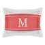 Coral Dots and Stripes Sham