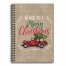 We Wish you a Merry Christmas 6x8 Ruled Spiral Notebook