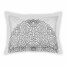 Gray Medallion Pattern Sham