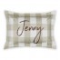 Tan Buffalo Check Sham