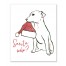 Santa Pup 8x10 Tabletop Canvas