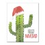 Feliz Navidad Cactus 8x10 Tabletop Canvas