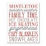 Happy Winter Things 8x10 Tabletop Canvas