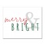 Merry & Bright 8x10 Tabletop Canvas