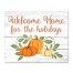 Welcome Home for the Holidays 8x10 Tabletop Canvas