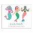 Personalized Mermaid Friends 16x20 Personalized Canvas Wall Art