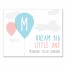 Dream Big Little One 16x20 Personalized Canvas Wall Art