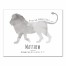Courageous Lion 11x14 Personalized Canvas Wall Art