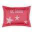 Pink Stars  Standard Personalized Brushed Poly Sham