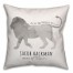 Courageous Lion  18x18 Personalized Spun Poly Pillow