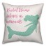 Mermaid  18x18 Personalized Spun Poly Pillow