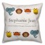 Animal Faces  18x18 Personalized Spun Poly Pillow