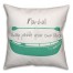 Paddle Your Canoe  18x18 Personalized Spun Poly Pillow
