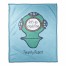Let's Go Exploring  30x40 Personalized Coral Fleece Blanket