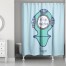 Let's Go Exploring 71x74 Personalized Shower Curtain