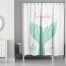Mermaid Tail 71x74 Personalized Shower Curtain
