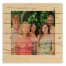 Script Family Photo 21x21 Personalized Pallet Wood Art