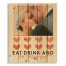 Eat Drink and Be Married 18x22 Personalized Pallet Wood Art