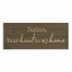 Your Heart is My Home 36x14 Personalized Pallet Wood Art
