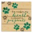 The Road to my Heart is Paved in Pawprints 14x14 Pallet Wood Art