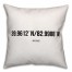 Simple Longitude and Latitude home 18x18 Personalized Spun Poly Pillow
