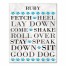 Personalized Name Dog Words Canvas Print