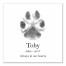 Personalized Dog Name Remembered Canvas Print