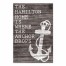 Personalized Name Where The Anchor Drops Canvas Print