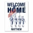Welcome Home Soldier 11x14 Personalized Canvas Wall Art