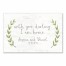 Personalized Name and Date With You I am Home 12x18 Canvas Print