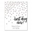 Personalized Name and Date Best Day Ever Canvas Print