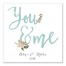 Personalized Name and Date You & Me Canvas Print