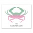 Tropical Crab 16x20 Personalized Canvas Wall Art