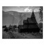 Church Graveyard 16x20 Canvas Wall Art
