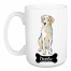 Golden Retriever Dog Name 15 oz Personalized Mug