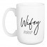 Wifey Date 15 oz Personalized Mug