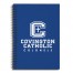 Cov Cath Blue and White 6x8 Ruled Spiral Notebook