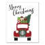Merry Christmas Vintage Truck 16x20 Canvas Wall Art
