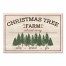 Christmas Tree Farm 12x18 Canvas Wall Art